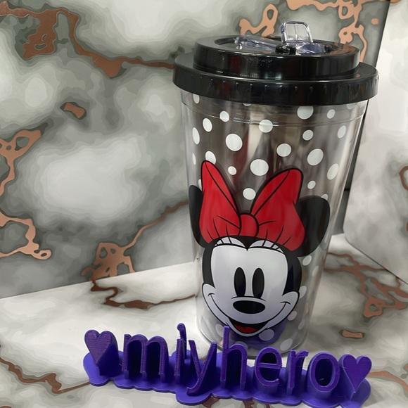 Disney Primark Minnie Mouse Camera Bag with Disney Minnie tumbler and Keychain - Picture 5 of 6